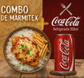 Combo - Marmitex Filé de Tilápia a parmegiana+ Coca-cola 350ml