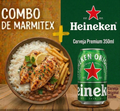 Combo - Marmitex Filé de Frango + Heineken 350ml